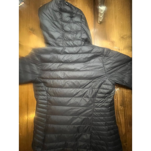 Patagonia Black Hooded Down Puffer Jacket Womens XXS Lightweight Insulated - Picture 6 of 7